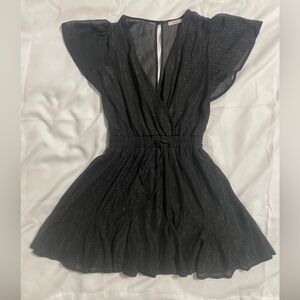 Francesca’s Mi Ami black shimmery dress new with tag size XS